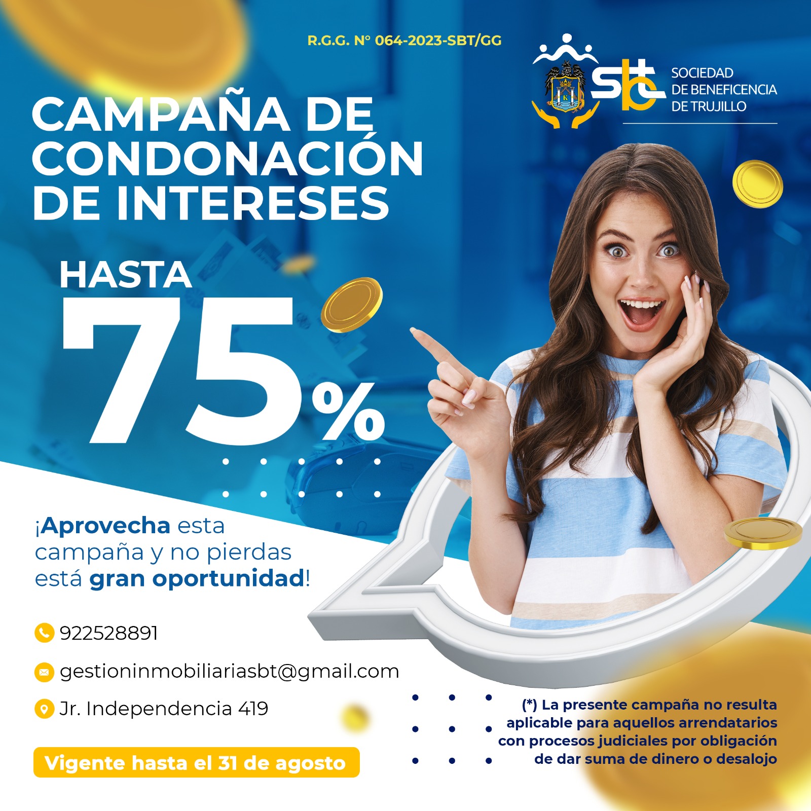 Campaña de Condonación de Intereses Moratorio