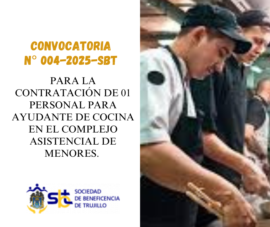 Convocatoria N°004-2025-SBT 